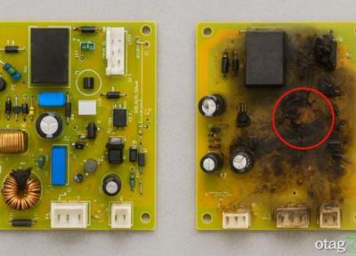 6 علائم خرابی برد یخچال و روش های عیب یابی آن 6 علائم خرابی برد یخچال و روش های عیب یابی آن